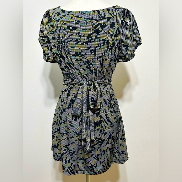 Vintage Y2K Pixelated Abstract Baby Doll Top - Picture 4 of 8